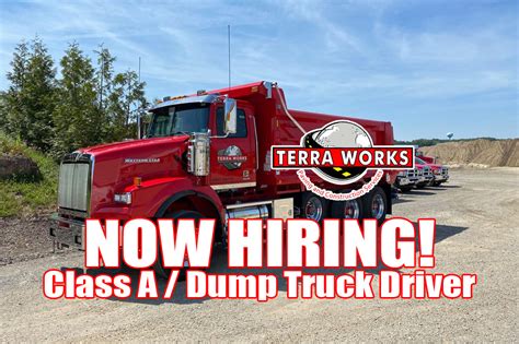 Experience operating dump trucks, heavy equipment, or other similar vehicles. . Dump truck driver jobs near me